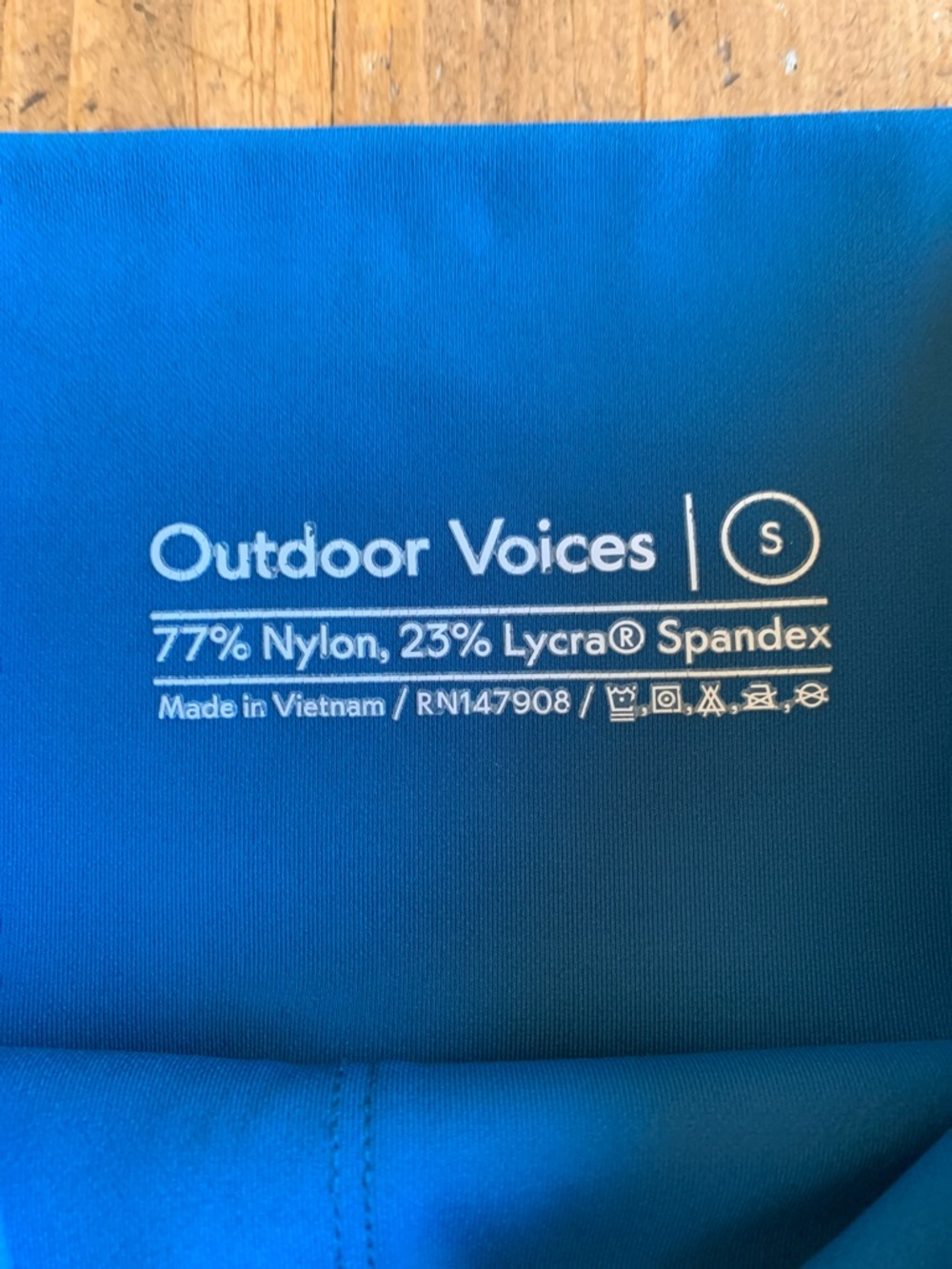 Outdoor Voices Teal Bike Shorts - Picture 12 of 16